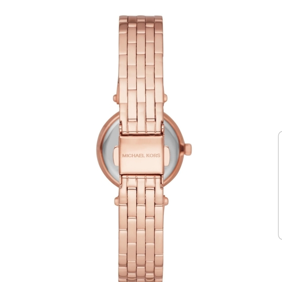 MK Women's Darci Three-Hand Rose Gold Watch - Picture 3 of 8
